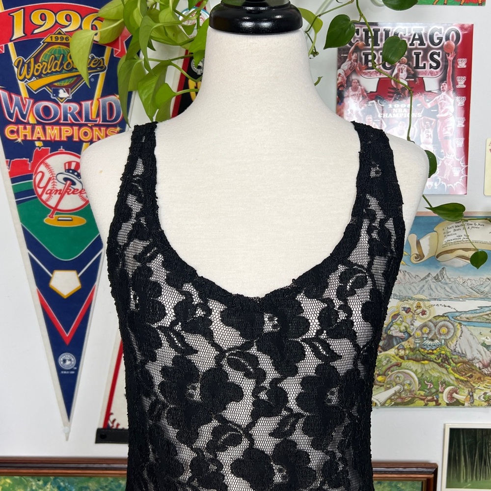 Vintage Victoria's Secret Maxi Lace Mesh Dress - Picture 3 of 7